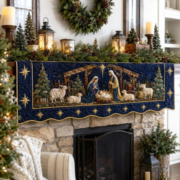 Quilted Mantel