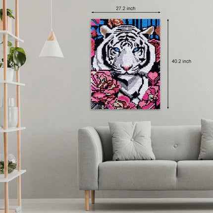 The Cat's Gaze Latch Hook Rug Kit