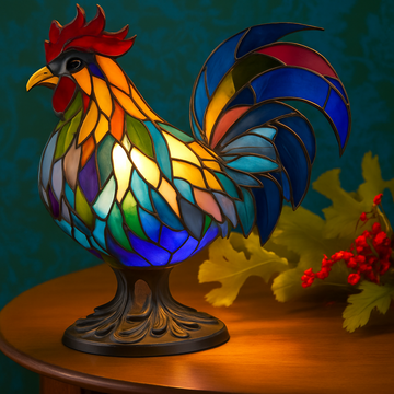 Ollie – Vibrant Rooster Lamp