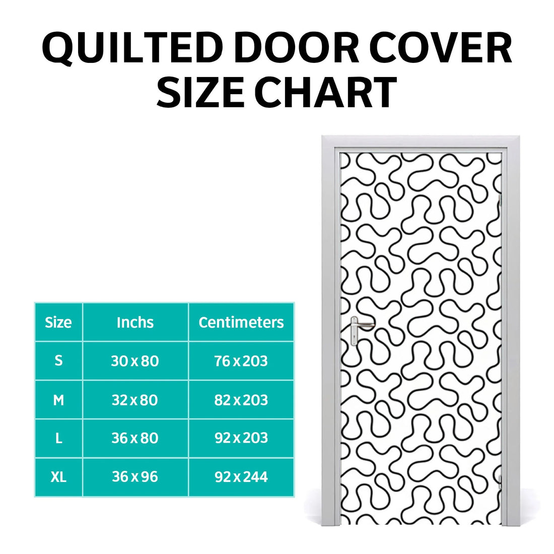 Gentle Winter Rest Quilted Door Cover NCU0XD1632
