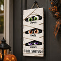 XH Mummy Family Peeking Eyes 2D Flat - Personalized Wood Sign - Funny Halloween Family Decoration