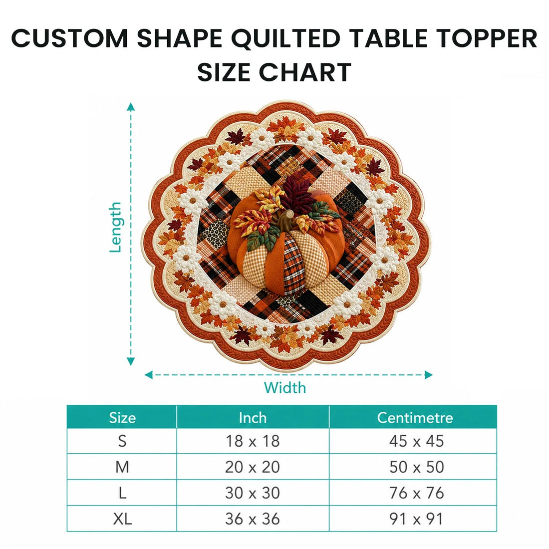 Merry Gnome Jingle Custom Shape Quilted Table Topper SN0HH0083
