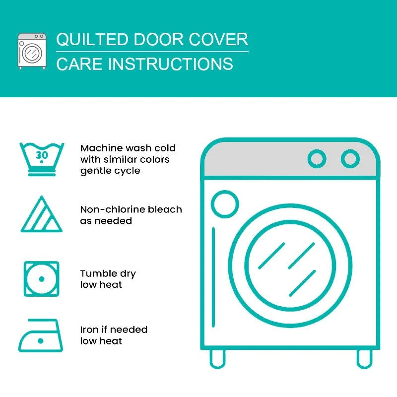 Gentle Winter Rest Quilted Door Cover NCU0XD1632