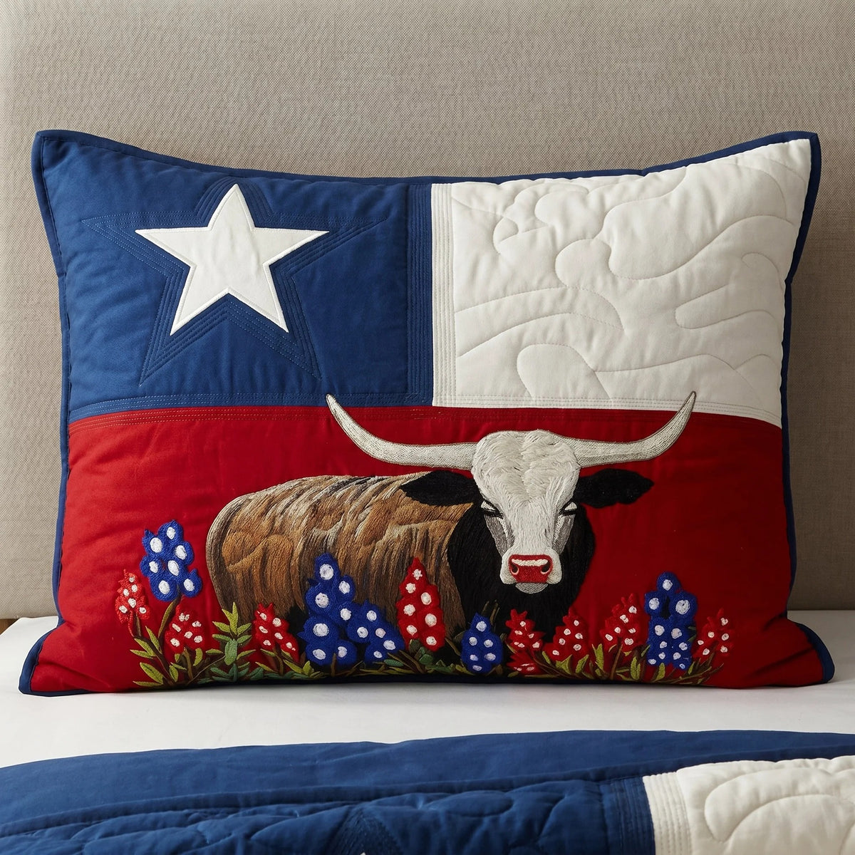 Lone Star Heritage Quilted Bedding Pillow Case NCU0DV5030