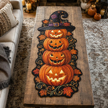 Witching Harvest Custom Shape Quilted Table Runner SN0TV001