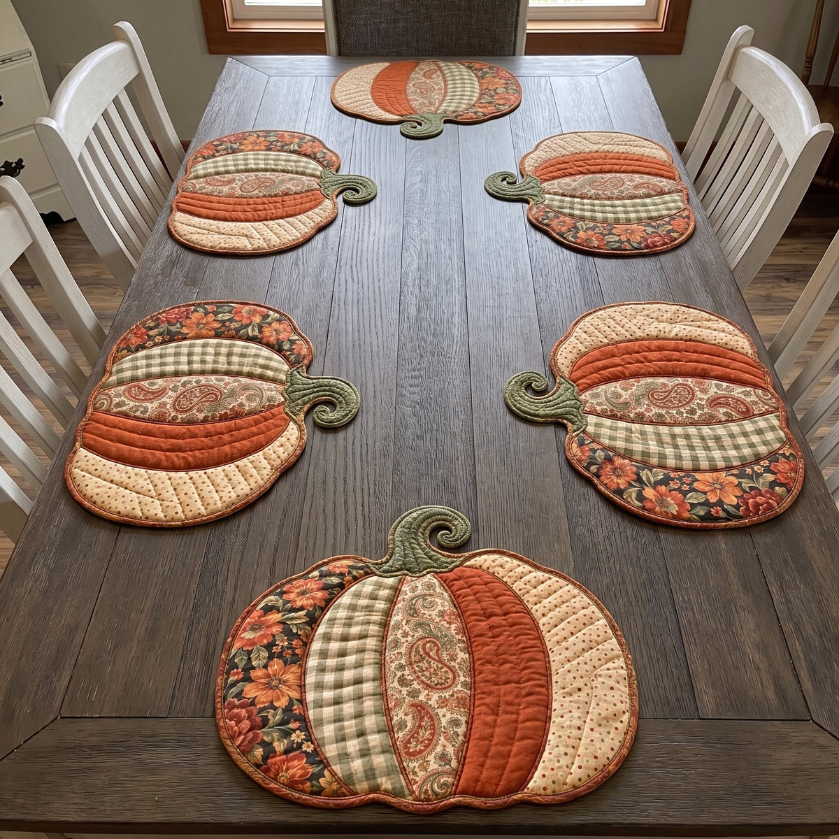 Pumpkin Patch Custom Shape Quilted Placemat SN0TD007