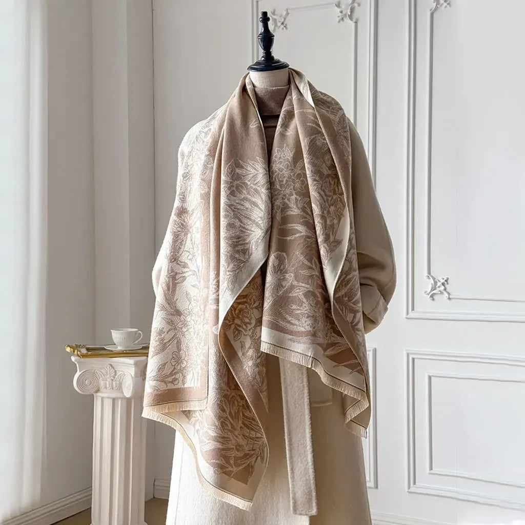 Liora Floral Shawl