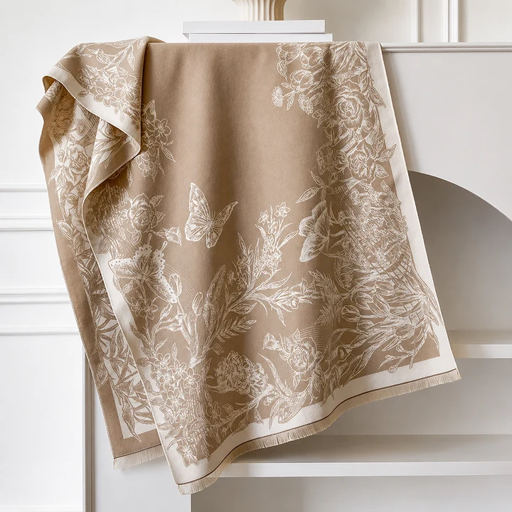 Liora Floral Shawl