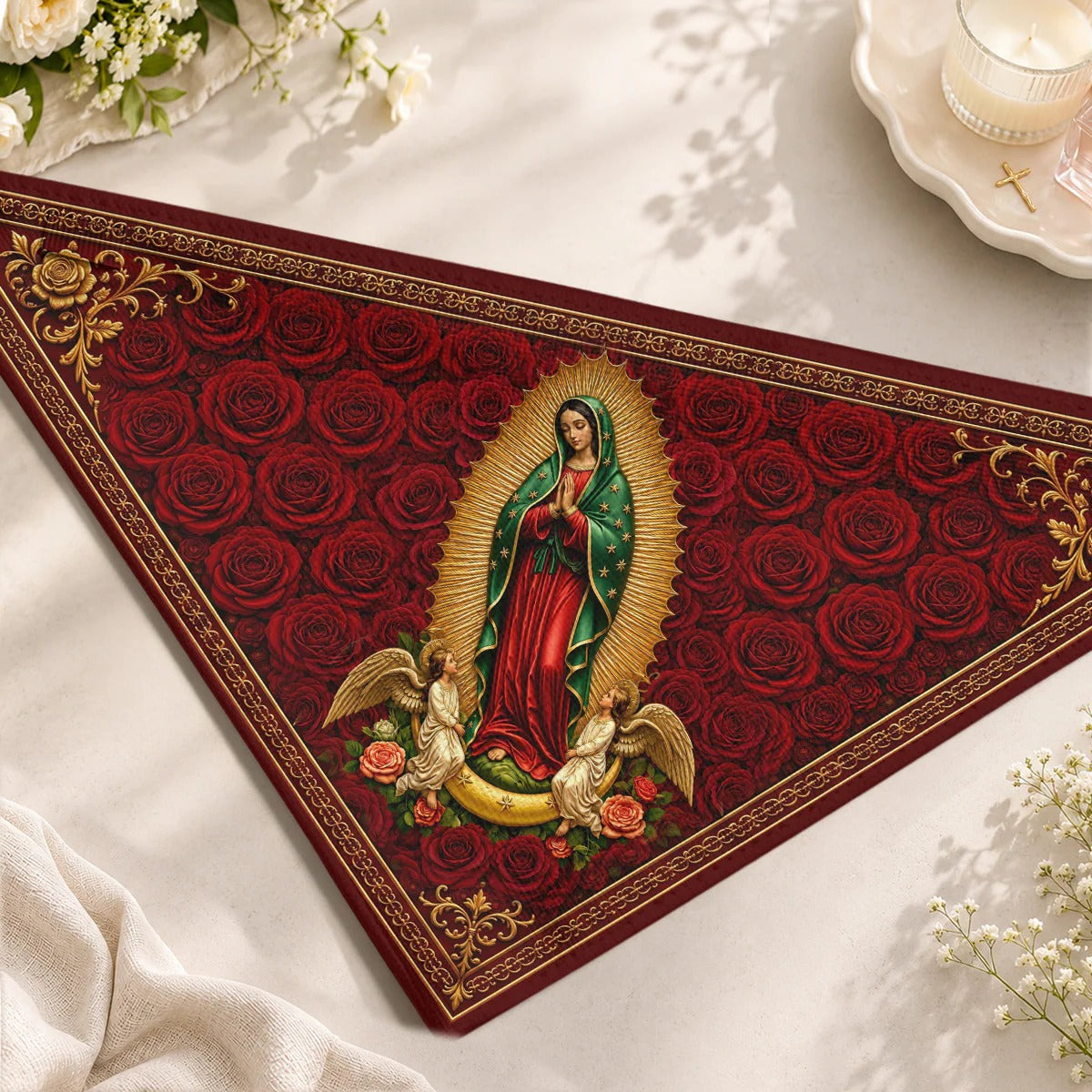 Our Lady Of Guadalupe Rose Devotion - Shawl Wrap