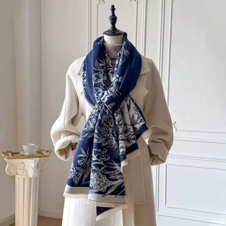 Liora Floral Shawl