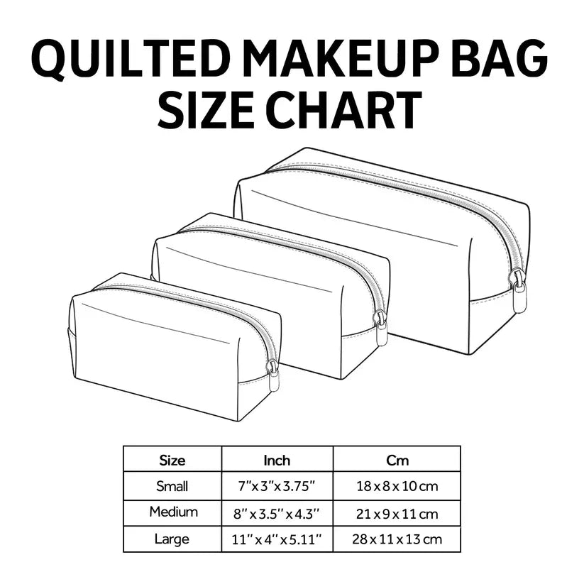 Pastel Dream Van Quilted Makeup Bag EM07