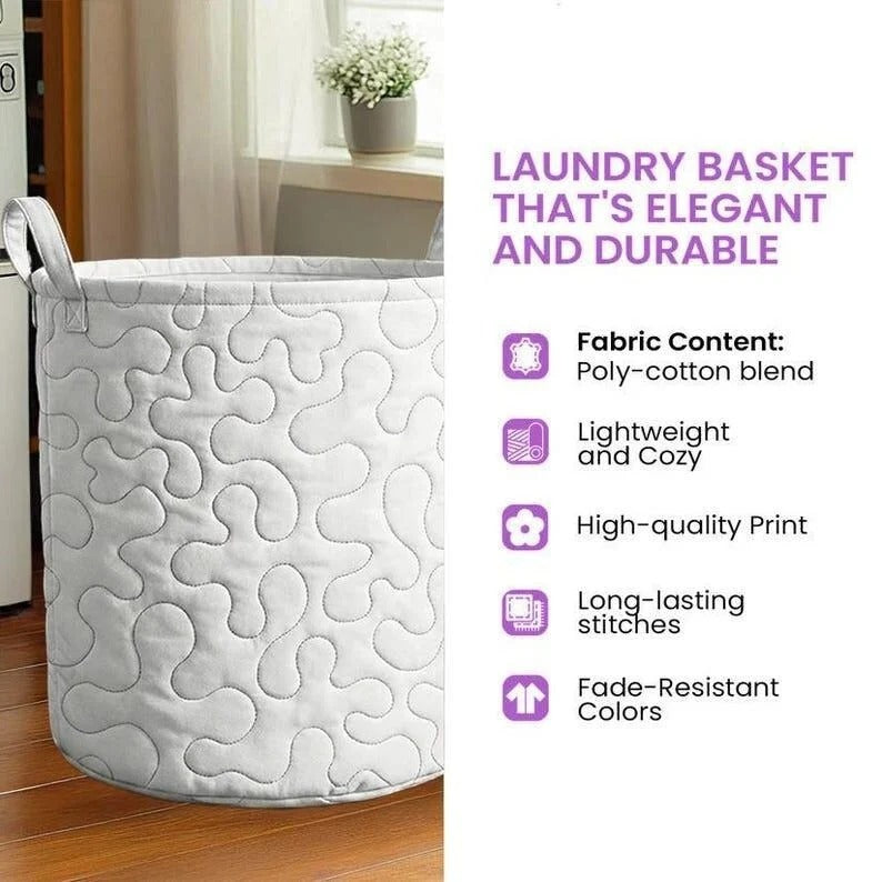 Butterfly Heaven Quilted Laundry Basket QV13