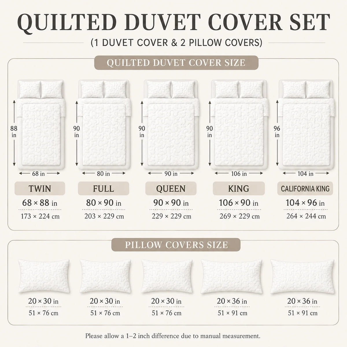 Purple Heart Quilted Duvet Cover Set TN01