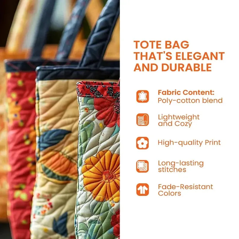 Heritage Camp Quilted Tote Bag