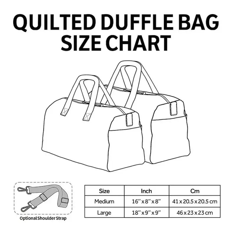 Pinewind Reverie Quilted Duffle Bag