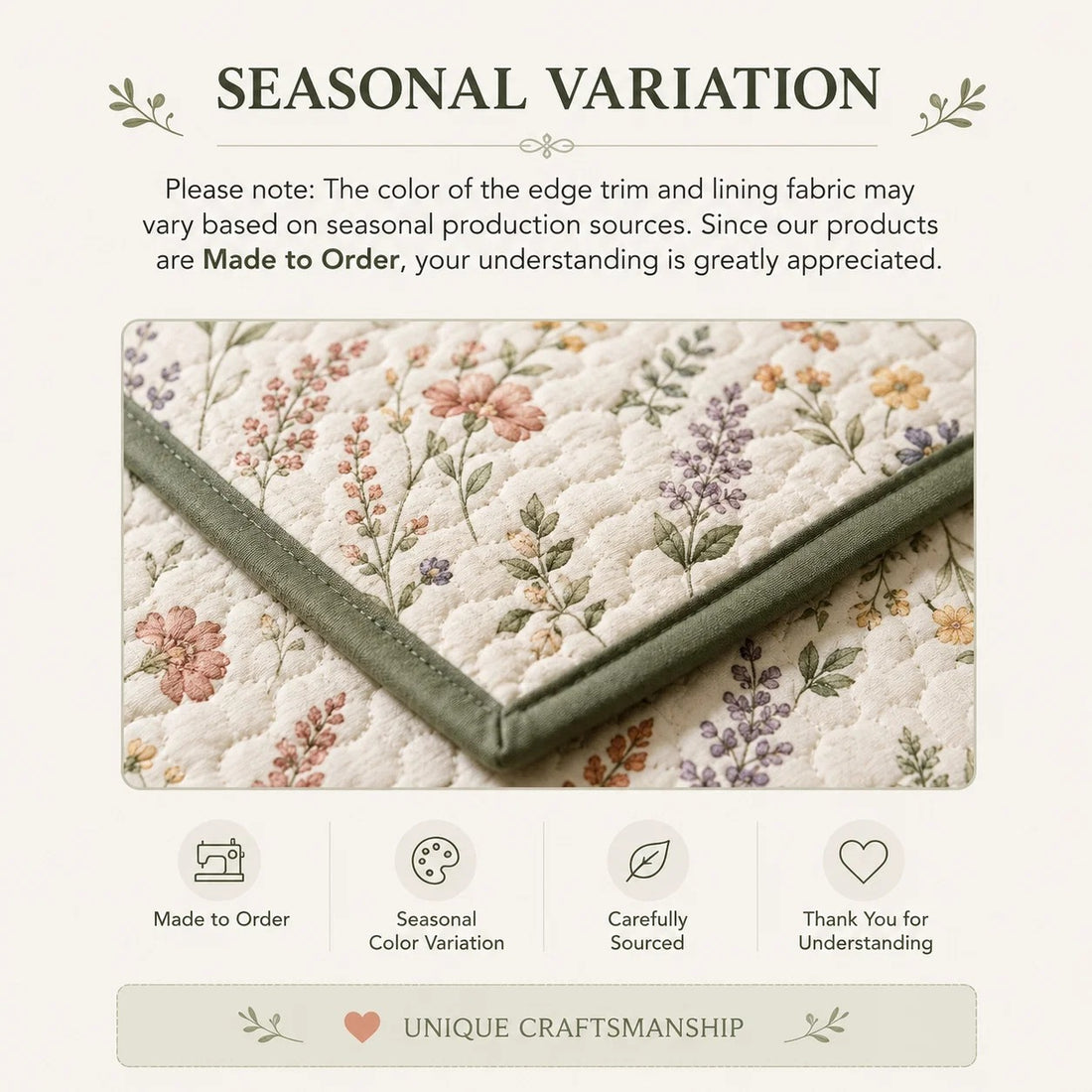 Patchwork Floral Quilted Pillow Cover LD20QLTPLC