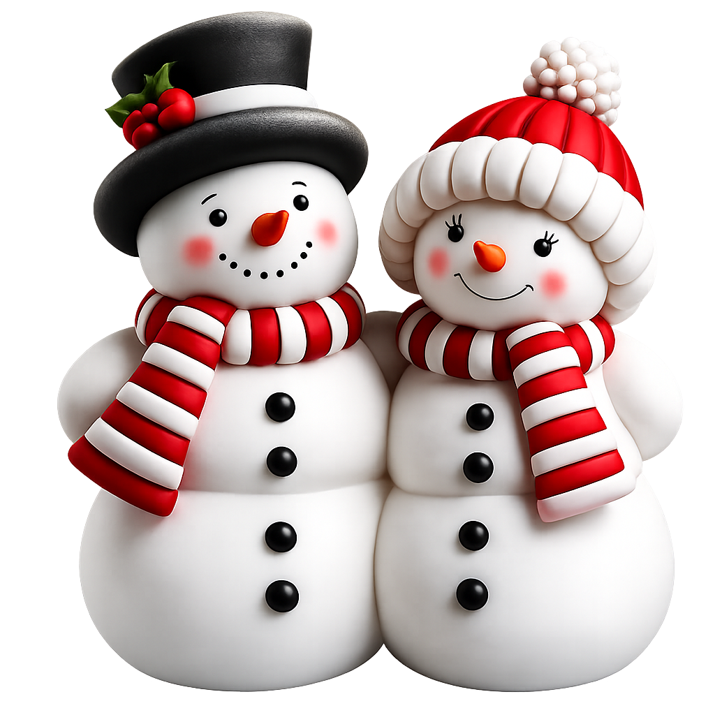 3D Effect Cute Snowman - Personalized Light Box - Christmas Decor For Family, Grandma, Grandpa