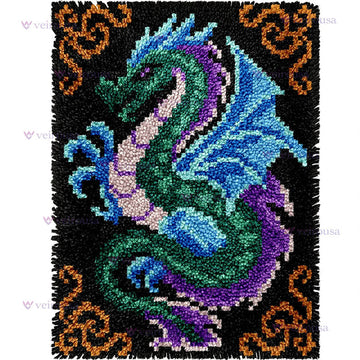 Dragon Latch Hook Rug Kit