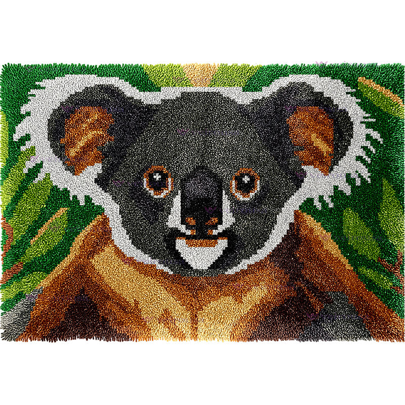 Lovable Koala Latch Hook Rug Kit
