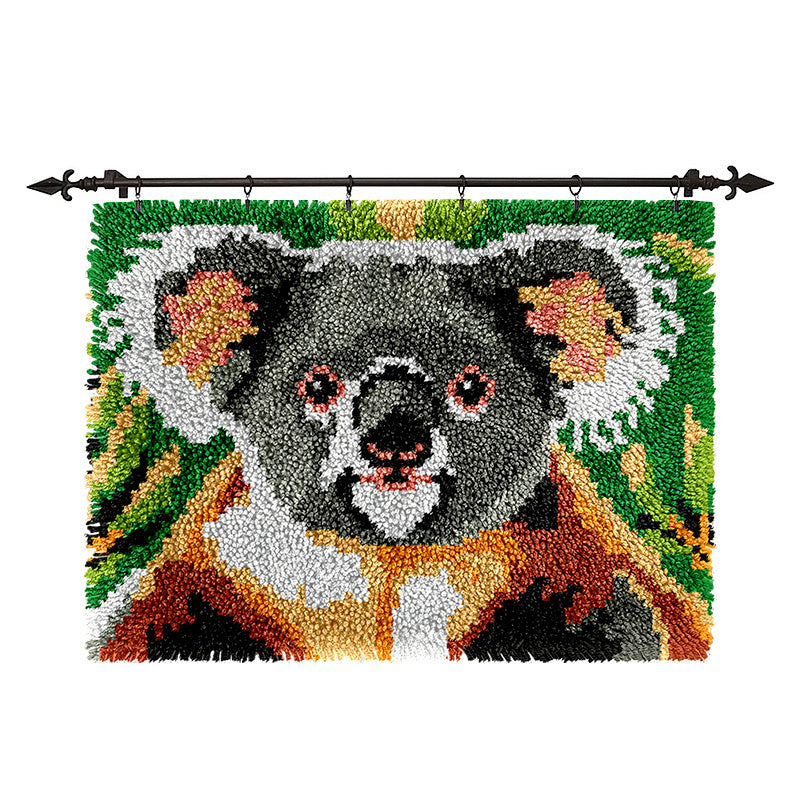 Lovable Koala Latch Hook Rug Kit