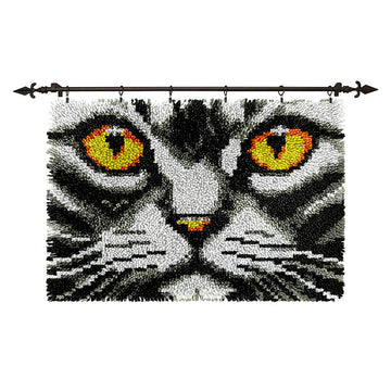 The Cat's Gaze Latch Hook Rug Kit