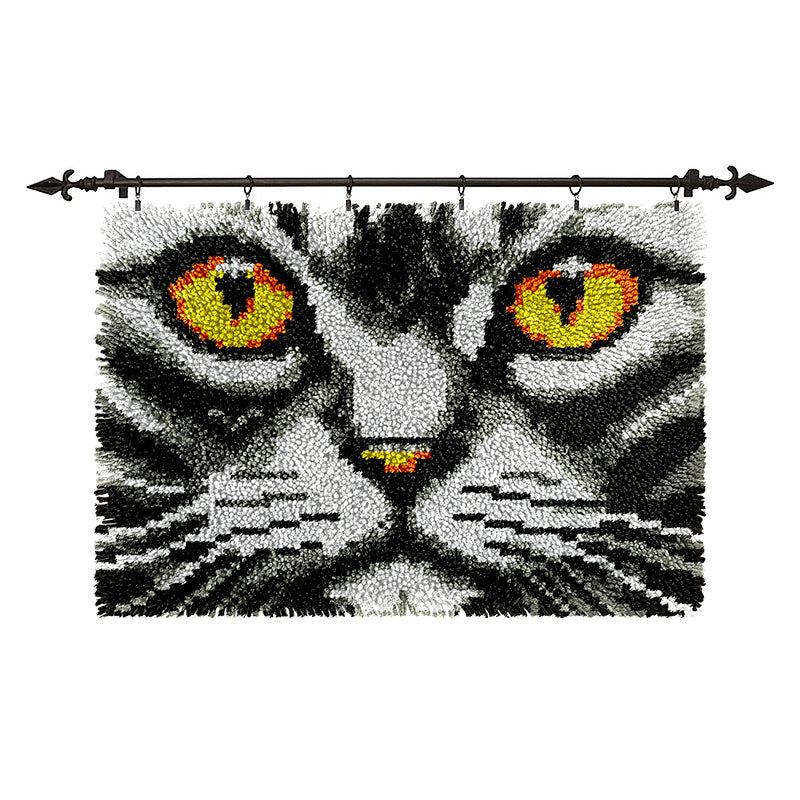 The Cat's Gaze Latch Hook Rug Kit